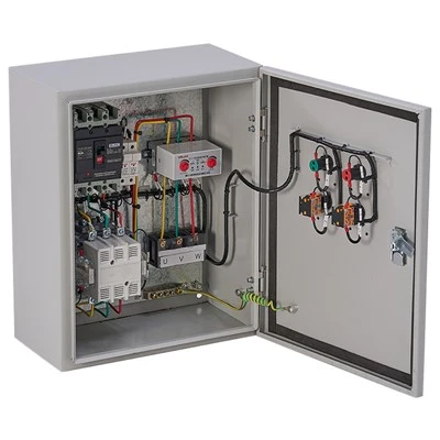 Caixa de distribuição de partida do contator de motor